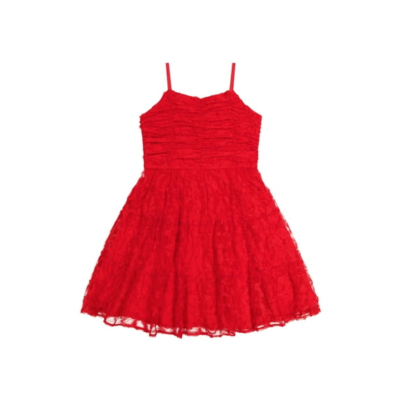 Kensie Girl Soutache Mesh Sleeveless Dress, Sizes 4-16