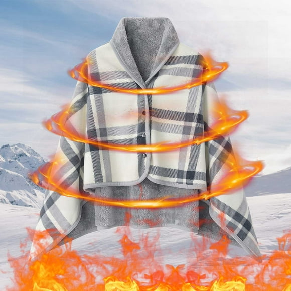 Manta de forro polar portátil - Funda de cuadros suave y cálida para viajes, acampada y uso doméstico - Regalo perfecto para familia y amigos