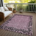 thumbnail image 6 of Addison Rugs Chantille Indoor/Outdoor Transitional Animal Skin Pink Washable Rectangle Rug, 2'6" x 3'10", 6 of 6