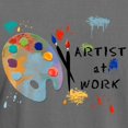 thumbnail image 3 of CafePress - Artist At Work T Shirt - Mens Comfort Colors Shirt, 3 of 5