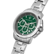Watch Maserati Stainless Steel Green Silver Men R8873621017