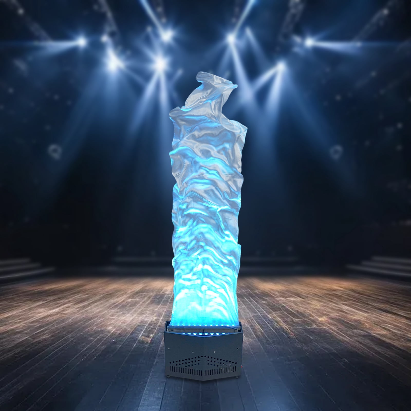 Fake Fire Flame Light, Artificial Simulated Fire Atmosphere Lamp, Fake Fire Flame Light for Stage DJ Party Lighting