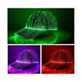 thumbnail image 1 of wonima02 LED Light up Glow Hat, Rechargeable Fiber Optic Luminous Baseball Cap for Christmas Gift Party Festival Dance Rave, 1 of 1