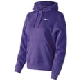 thumbnail image 1 of Sudadera con capucha Nike Club para mujer, forro polar, color morado, 1 of 1