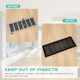 thumbnail image 7 of Happon Floor Vent Mesh Cover for Air Vent Screen Register - 4"x10" Magnetic Vent Mesh Covers for Home (4 Pcs), 7 of 7