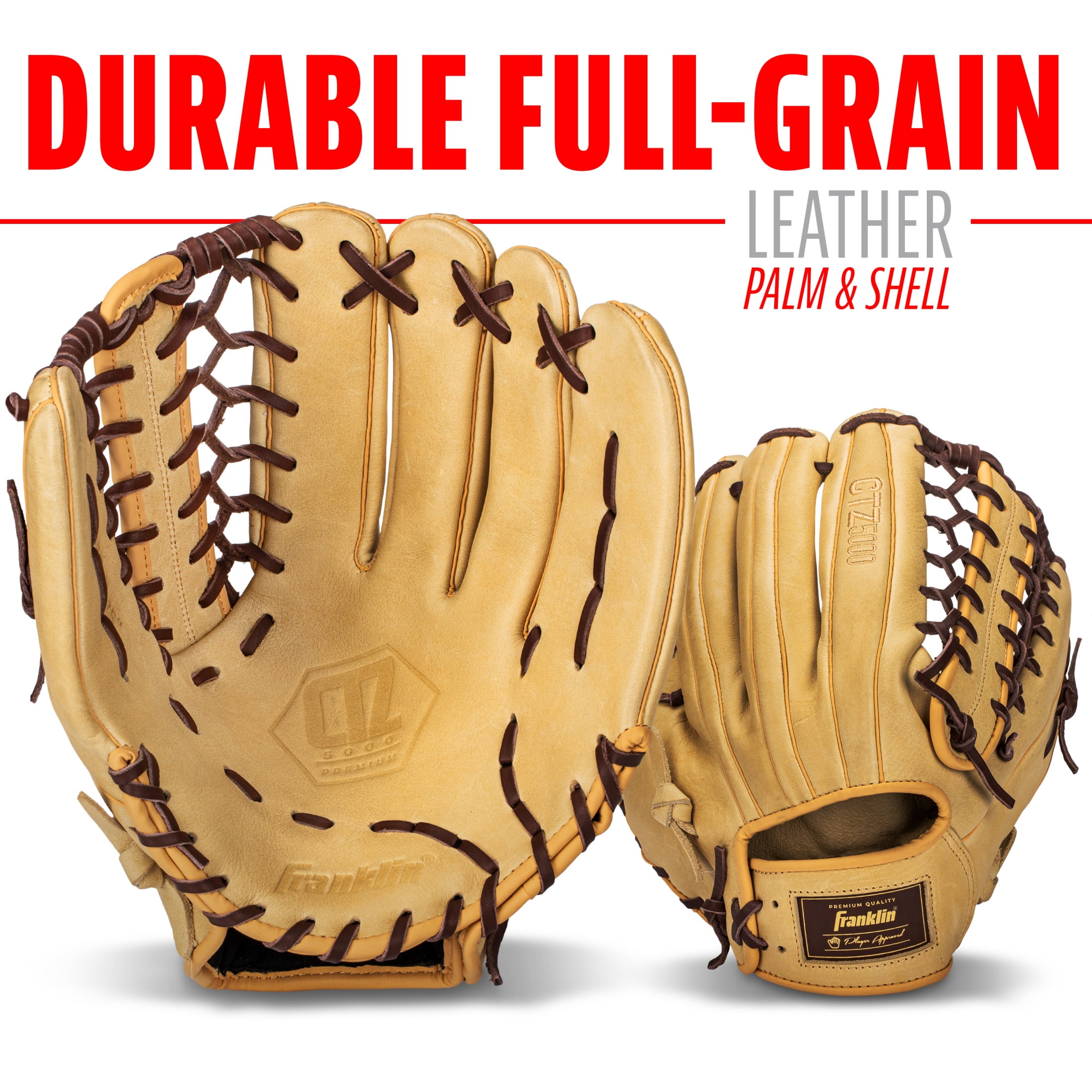Franklin Sports Baseball Fielding Glove - Adult + Youth