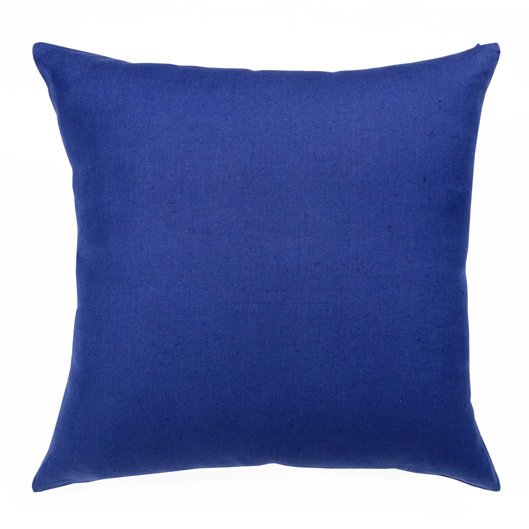 Harlow Hill Faye 20" x 20" Navy Solid Linen Adult Decorative Throw Pillow Cover