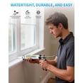 thumbnail image 4 of Silicone Caulk & Sealant White, 100% Waterproof Silicone Sealant, Shrink & Crack Proof, Silicone Caulking for Kitchen, Bathroom, RV, Interior & Exterior Use, 10.2 FL. OZ/300ML, 12 Pack, 4 of 14