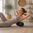 thumbnail image 4 of Foam Roller For Exercise, Textured Foam Roller For Yoga And Fitness, Foam Roller For Home Workout,Black - 30Cm, 4 of 5