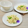 thumbnail image 3 of GHSDFBB 18 Pieces Plastic Kitchen Dinnerware Set, Plates (8 Inch & 10 Inch), Bowls (32OZ), Service for 6 (Cream), 3 of 4