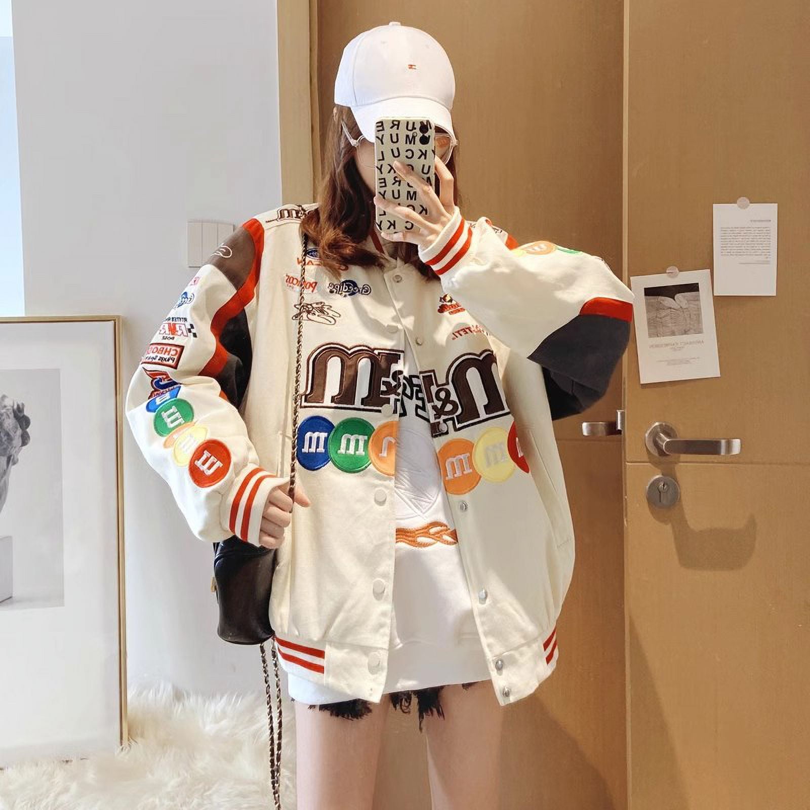 エムアンドエムズ レーシングジャケット　m USA製JH DESIGN m&m'sレーシングジャケット | CUSTOM FEVER