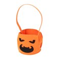 thumbnail image 2 of Nrmvnmi Halloween Pumpkin Bags for Kids Halloween Trick or Treat Bags 3PCS Non-Woven Candy Bags for Halloween,Halloween Pumpkin Bucket Snack Basket Bag, 2 of 8
