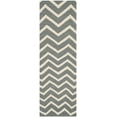 thumbnail image 2 of SAFAVIEH Cambridge Leon Geometric Wool Runner Rug, Dark Gray/Ivory, 2'6" x 10', 2 of 10