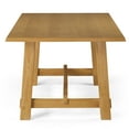 thumbnail image 5 of Maven Lane Yves Rectangular Wooden Dining Table in Weathered Natural Finish, 5 of 7