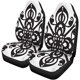 thumbnail image 2 of Juego de 2 Fundas de Asiento ABPHQTO para Coche Mayólica Blanco y Negro Universal, 2 of 4