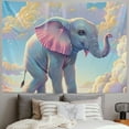 thumbnail image 2 of Orinice Elephant Tapestry Wall Hanging Unique Style Graphic Home Wall Decor Art for Living Room Bedroom Apartment Farmhouse Dorm 60x50inch, 2 of 6