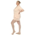 thumbnail image 2 of White Mark Women's Solid Short Pajama Set, 2 of 6