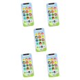 thumbnail image 3 of bedienty Educational Toy Gift Kids Simulator Music Cell Phone for Developmental Learning Light LED blue 12.5 x 6 x 0.8cm 5Set, 3 of 6