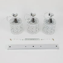 3-Head Modern White Ceiling Hanging Light Pendant Lamp Chandelier Living Rooms Bedrooms Fixture 85-240V