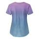thumbnail image 3 of Blusa de manga corta con cuello en V para mujer, blusa de bolsillo con estampado de uniforme de trabajo Pompotops hkajfhjk470946, 3 of 3