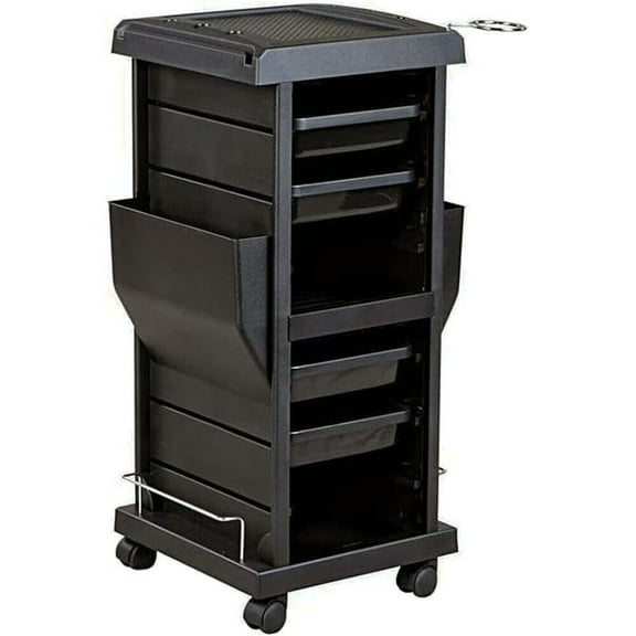 Salon Spa Trolley Space Saving Rolling Storage Cart Rollabout Organizer Station T100A