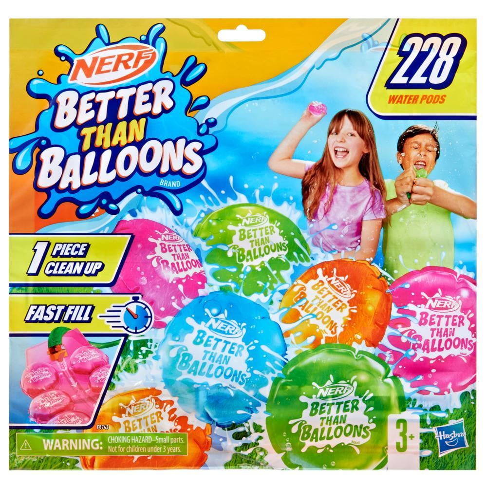 Nerf Better Than Balloons Water Summer Outdoor Outside Toys Ages 3 and Up, 228 Pods