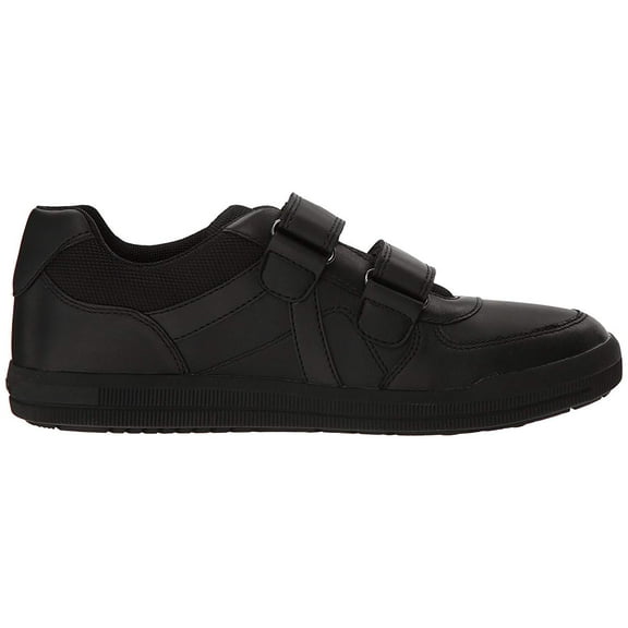 Geox J Arzach Black Double Velcro Sneaker