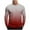 Mens Shirts Red, variant on S-4X Big & Tall T Shirts for Men Long Sleeve Plus Size Crewneck Tees Tops Mens Casual Gradient Stripe Printed Pullover Basic Going Out Workout Tshirts