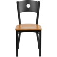 thumbnail image 4 of Flash Furniture Restaurant Dining Chair in Black and Natural, 4 of 4