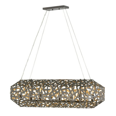 

Fredrick Ramond Fr38704 Kestrel 8 Light 40 Wide Linear Chandelier - Bronze
