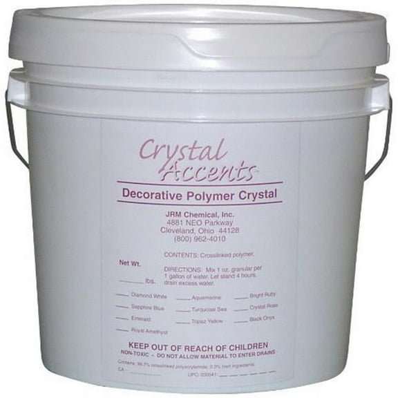 JRM Chemical  Crystal Accents 5 lb pail Turquoise Sea