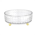 thumbnail image 1 of Rotating Perfume Organizer Stand, 360° Clear Makeup Skincare Organizer Vanity Cosmetics Organizer Tray Storage S B,1 x Rack,Transparent, 1 of 6