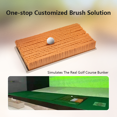 thumbnail image 3 of Golf Bunker Mat for Beginners Simulates Real Golf Bunker Golf Training Aid for WHITE, 3 of 5