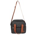thumbnail image 3 of Bolsa de almuerzo portátil Nikou con aislamiento impermeable reutilizable gran capacidad cremallera color gris oscuro tamaño libre, 3 of 15