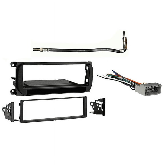 Fits Chrysler Voyager 02-03 Single DIN Stereo Harness Radio Install Dash Kit