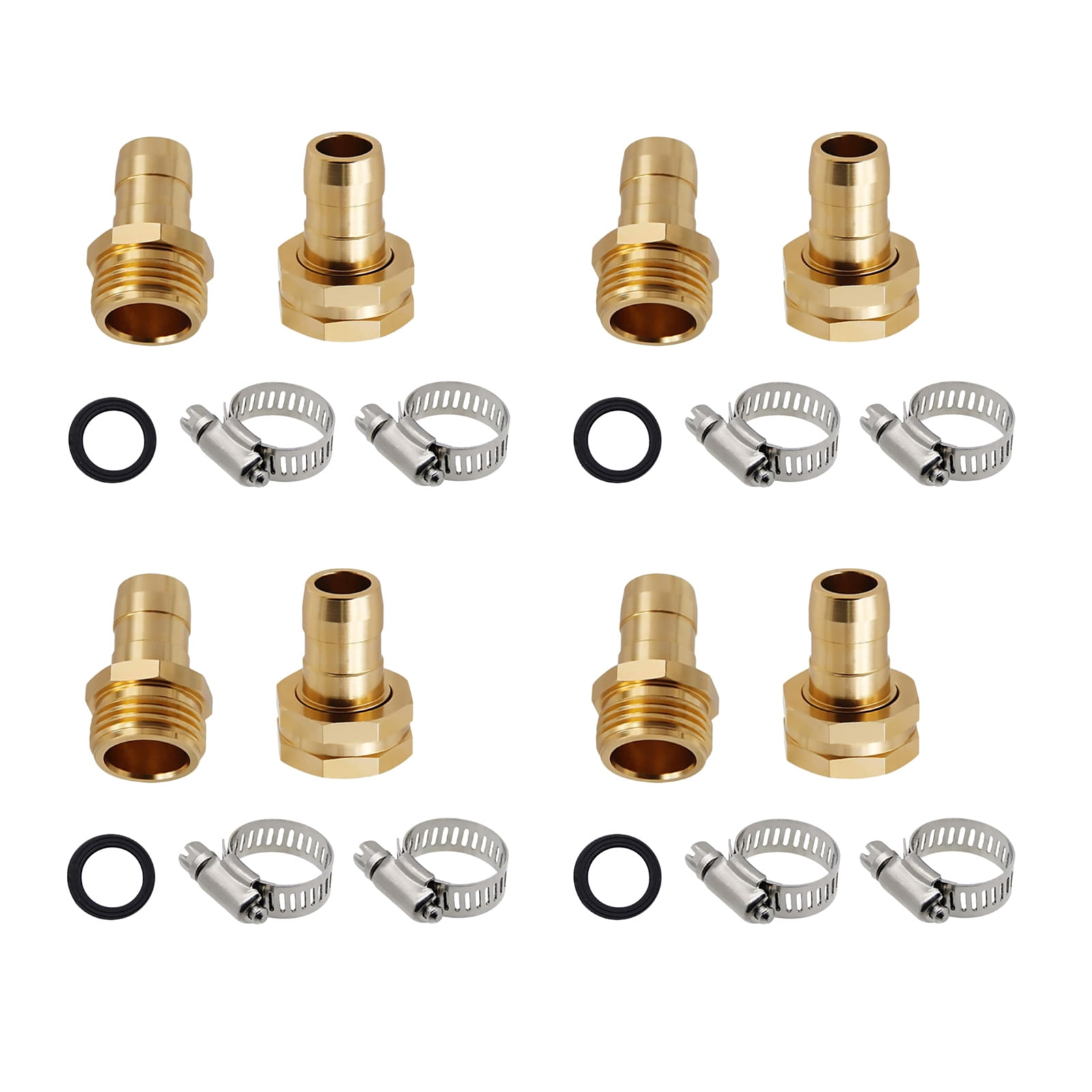 TAPDRA Quick Connect Hose Repair Fitting Gold Aluminum For Garden Hose Outdoor Cleaning Watering Tool Connection Part