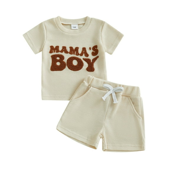 XZNPDUCQ Toddler Girls Summer Letter T Shirt Elastic Waist Pockets Elastic Shorts Set 2 Piece Outfit Cartoon Print kids For 6 12 18 24 Months 2T 3T 4T 5T Dailywear White,0-6 Months