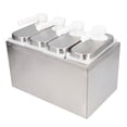 thumbnail image 2 of ANGGREK Sauce Container, Food Grade Removable Sauce Dispenser With Base For Restaurant, 2 of 8