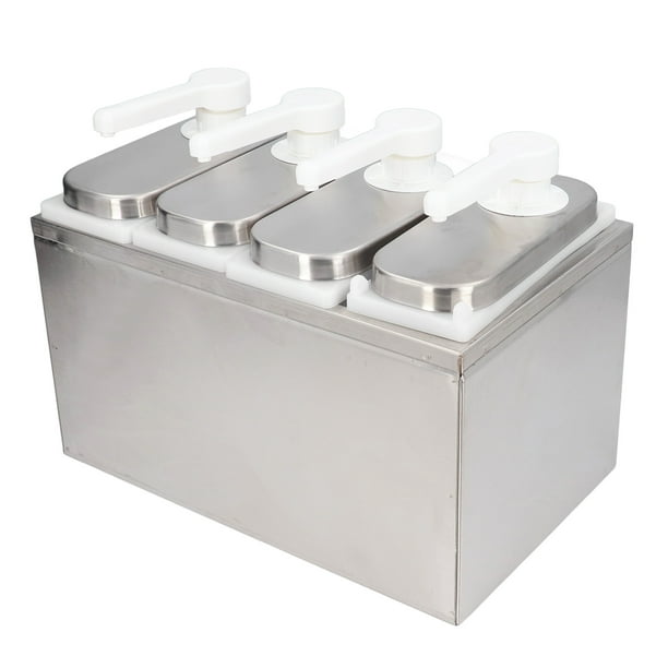 Sauce Pump Container, Food Grade Condiment Squeeze Pump Removable For