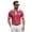 Red, variant on LTTVQM Polo Shirts for Men Casual Short Sleeve Button Golf Slim Fit Shirt with Pocket & Collar 2026 Spring Summer Stylish Tops Black L