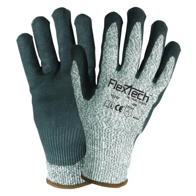 

FlexTech Cut-Resistant Gloves Medium Gray/Black