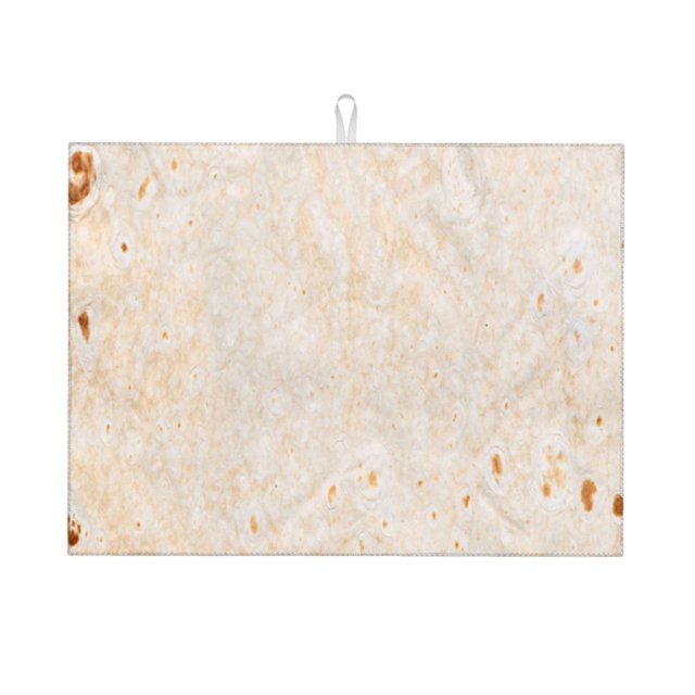 Fotbe pita baked bread Alfombrilla de Secado para Cocina con Estampado, 18x24 Pulgadas