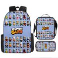 thumbnail image 1 of Stumble Guys Crash Party Backpack Backpack Pencil Case Small Shoulder Bag Three-Piece Set, 1 of 2