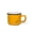 Dark Yellow, variant on Abbott Collection Enamel Look Stoneware Espresso Cup, Yellow