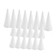 thumbnail image 3 of Cono de espuma grande, base para manualidades, forma de árbol de Navidad, suministros de floristería, proyectos de bricolaje Estilo C, 3 of 9
