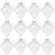 thumbnail image 4 of Bola de plástico transparente rellenable para manualidades, adorno con forma de bola colgante de Navidad, transparente, 12 Uds., 4 of 5
