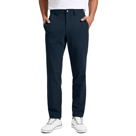CRZ YOGA Breeze Comfy Golf Pants for Men 32" Lightweight Quick Dry Casual Athletic Work Trousers with Pockets
