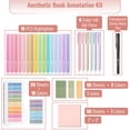 thumbnail image 2 of Kit de anotaciones para libros Mr. Pen Aesthetic con rotuladores y rotuladores, 2 of 6