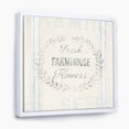 thumbnail image 1 of Farmhouse Florals VIII - Toile Encadrée Style Ferme, 1 of 3