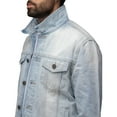 thumbnail image 4 of X RAY Jeans Mens Denim Jacket, Bleach Wash, 3XL, 4 of 6